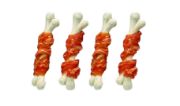 Wanpy Chicken Jerky &amp; Calcium Bone -Кучешко лакомство премиум клас кокалчета с пиле, печено на фурна с калций, 100 гр 2