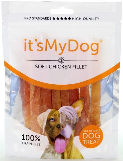 It's My Dog Chicken Soft Fillet Grain Free - Кучешко лакомство меко пилешко филе, без зърно, 85 гр