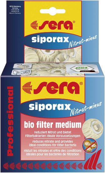 Sera Siporax Nitrat - minus - Биологичен филтърен материал за отстраняване на нитрати, 145 гр.