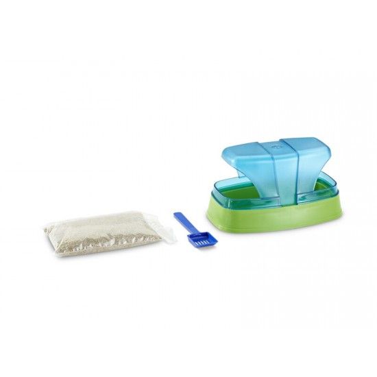 Savic Hamster Toilet - Тоалетна (постелка) за хамстери с лопатка, 17х10х9 см