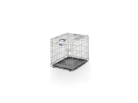 Savic Dog Residence 50 - Метална cгъваема клетка за кучета и други домашни любимци, 50 х 33 х 40 см.