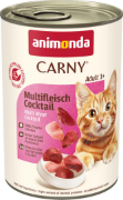 Animonda Carny Adult — консервирана храна за котки, мултикоктейл меса, 6 x 400 г 1
