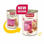 Animonda Carny Adult — консервирана храна за котки, мултикоктейл меса, 6 x 400 г 2