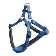 Ferplast - Daytona P XLarge - Регулируем нагръдник за кучета с мека подложка, вратна обиколка 84-90 см, гръдна 88÷100 см./25 мм.- син 1