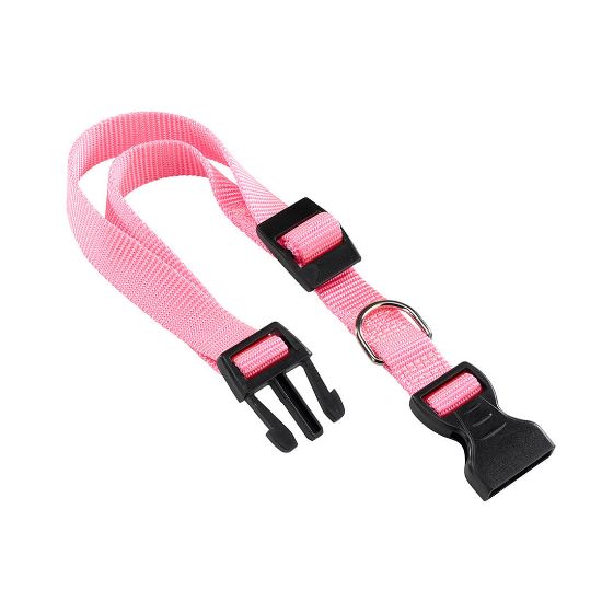 Ferplast Club Collar - Регулируем нашийник за кучета с пластмасова катарама, 23-32 см./ 10мм. - розов