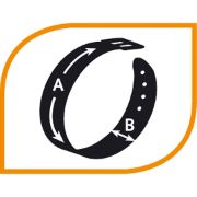 Ferplast Club Collar - Регулируем нашийник за кучета с пластмасова катарама, 35 - 56 см./20 мм.- черни 2