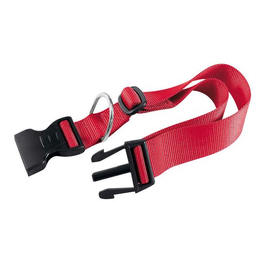 Ferplast Club Collar - Регулируем нашийник за кучета с пластмасова катарама, 45 - 70 см./25 мм.- червен