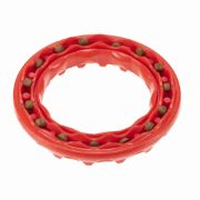 Ferplast Smile Ring L — дъвчаща дентална играчка за кучета, червена, размер L 6