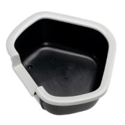 Ferplast Dama - Открита ъглова тоалетна за котки с борд против изсипване, 57,5 / 51,5 / 22 см. 5