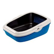 Ferplast Birba - Открита котешка тоалетна със специална система за почистване чрез сито, 55,5 / 45,5 / 22 см. 1