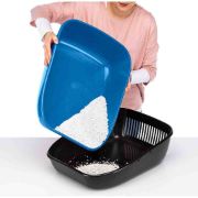 Ferplast Birba - Открита котешка тоалетна със специална система за почистване чрез сито, 55,5 / 45,5 / 22 см. 8