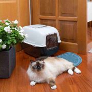 Ferplast Prima Cat Toilet - Затворена котешка тоалетна с филтри с активен въглен,52,5 x 39,5 x h 38 см. 4