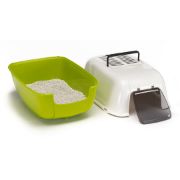 Ferplast Prima Cat Toilet - Затворена котешка тоалетна с филтри с активен въглен,52,5 x 39,5 x h 38 см. 7