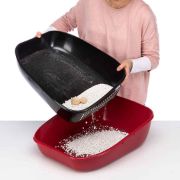 Ferplast Magix - Закрита котешка тоалетна с филтър против миризми , 55,5 / 45,5 / 41cм. 5