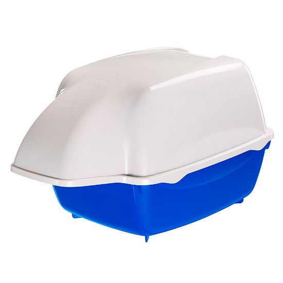Ferplast Cosmic Outdoor - Закрита котешка тоалетна подходяща за използване на открито, 73.5 / 43.5 / 71 см.