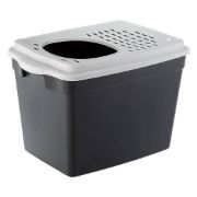 Ferplast Jumpy - Закрита тоалетна с горен вход за котки, 38,8 x 57,5 x h 39 см. 1