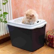 Ferplast Jumpy - Закрита тоалетна с горен вход за котки, 38,8 x 57,5 x h 39 см. 3