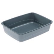 Ferplast Nip 10 - Открита котешка тоалетна без брод, 46,5 / 35,5 / 11,5 см. - синя 1