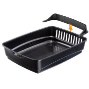 Ferplast ARIEL 10 Palbox - Открита котешка тоалетна със сито, лесно почистване 3