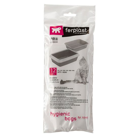 Ferplast Hygienic bags FPI 5360 - Хигиенни торбички за тоалетни- модели: Kitty, 37 / 29 см.