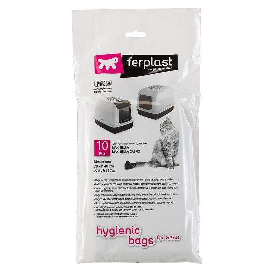 Ferplast Hygienic bags FPI 5363 - Хигиенни торбички за тоалетни модели: Maxi Bella,70/40 см. 10 броя