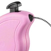Ferplast Flippy One Cord MINI - Автоматичен повод за кучета, 3 метра въже за кучета до 8 кг. - розов 10