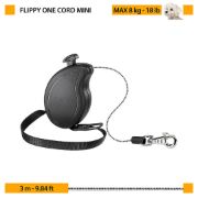 Ferplast Flippy One Cord MINI - Автоматичен повод за кучета, 3 метра въже за кучета до 8 кг. - червен 2