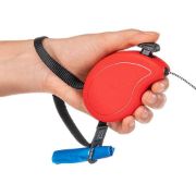 Ferplast Flippy One Cord MINI - Автоматичен повод за кучета, 3 метра въже за кучета до 8 кг. - червен 7