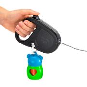 Ferplast Flippy One Cord Small - Автоматичен повод за кучета, 4,5 метра въже за кучета до 12 кг. - черен 3