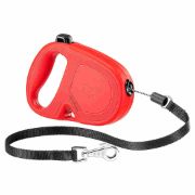 Ferplast Flippy One Cord Small - Автоматичен повод за кучета, 4,5 метра въже за кучета до 12 кг. - червен 1