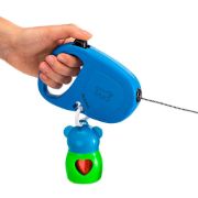Ferplast Flippy One Cord Small - Автоматичен повод за кучета, 4,5 метра въже за кучета до 12 кг. - син 3