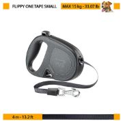 Ferplast Flippy One Tape Small - Автоматичен повод за кучета, 4 метра лента за кучета до 15 кг. - черен 2