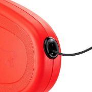 Ferplast Flippy One Cord Medium - Автоматичен повод за кучета, 5 метра въже за кучета до 20 кг. - черве 9