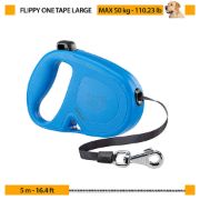 Ferplast Flippy One Tape Large - Автоматичен повод за кучета, 5 метра лента за кучета до 50 кг. - черен 2