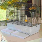 Ferplast - Canto Canary and small exotic bird cage - Оборудвана клетка за канарчета, екзотични и други малки птици, 71 х 38 х 60,5 см. 4