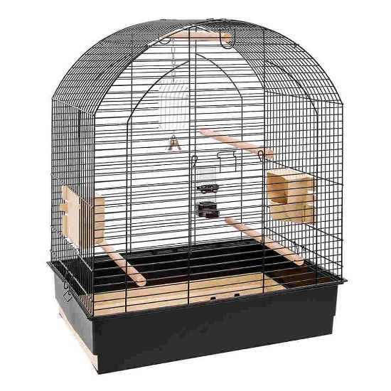 Ferplast Cage Greta - Оборудвана клетка за вълнисти папагали, кокетли и други птици, 69,5 х 44,5 х 84 см.