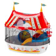 Ferplast - CAGE CIRCUS FUN - Оборудвана клетка за хамстери и други гризчи - размер 49.5 х 34 х 42,5 см 1