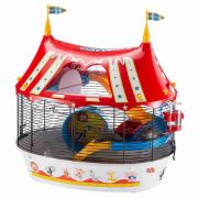 Ferplast - CAGE CIRCUS FUN - Оборудвана клетка за хамстери и други гризчи - размер 49.5 х 34 х 42,5 см 5