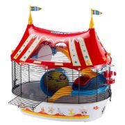 Ferplast - CAGE CIRCUS FUN - Оборудвана клетка за хамстери и други гризчи - размер 49.5 х 34 х 42,5 см 10