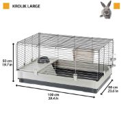 Ferplast - Cage Krolik Large - Клетка за зайци и други гризачи - 100 х 60 х 50 см. 2