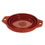 Ferplast PA 1087 Travel Bowl - сгъваща се силиконова купа за храна или вода за котки и кучета 14 x 6,5 см - 500 мл 1