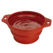 Ferplast PA 1087 Travel Bowl - сгъваща се силиконова купа за храна или вода за котки и кучета 14 x 6,5 см - 500 мл 2