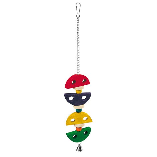 Ferplast Parrot Toy - Дървена играчка за папагали, 7,2 / 1,5 / 43 см.
