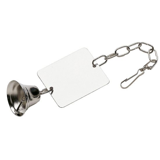 Ferplast bird toy- Играчка, огледалце с камбанка за вълнисти папагали и кокатили, 5 / 20,5 см.