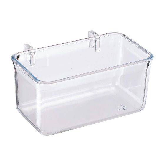 Ferplast Feeder- Пластмасова хранилка за папагали и кокатели, 10,3 / 6,8 / 5,1 см.