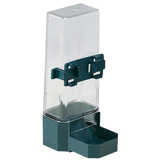 Ferplast Budgies - Пластмасова поилка за вълнисти папагали и други птици, 7,3 x 8 x 15,1 см. - 200 мл.
