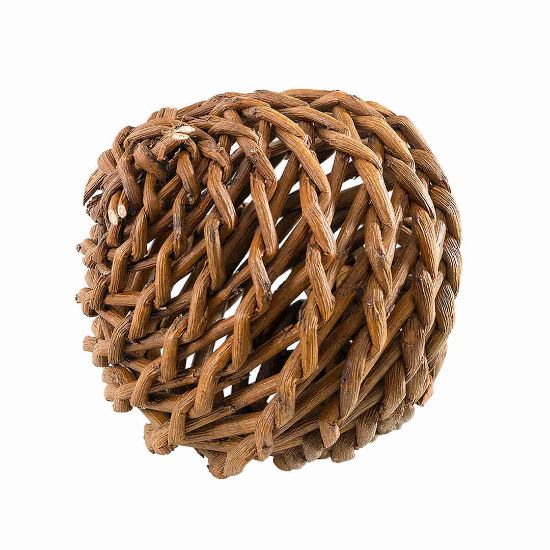Ferplast Nibbling Toy - Играчка за зайци и морски свинчета за гризане - вплетено дърво. 12 см.