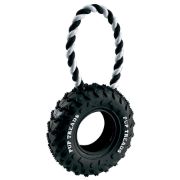 Ferplast Dog toy - Кучешка гумена играчка за дъвчене и дърпане - гума с въже, 10,5 x 4,2 x h 23,5 см. 1
