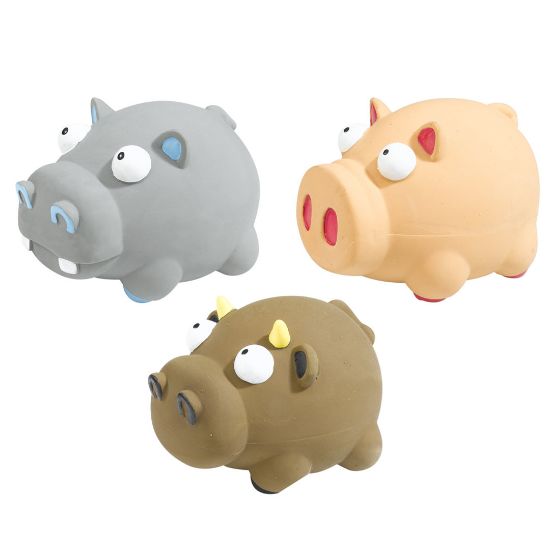 Ferplast Pigs - Гумена играчка за кучета - прасенце, 11,5 x 8 x h 8,5 см. 1 брой
