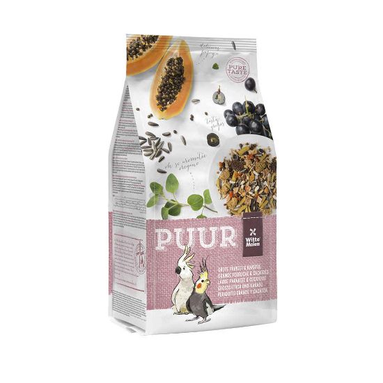 Witte Molen Puur - Пълноценна храна за големи и средни папагали 2 кг.